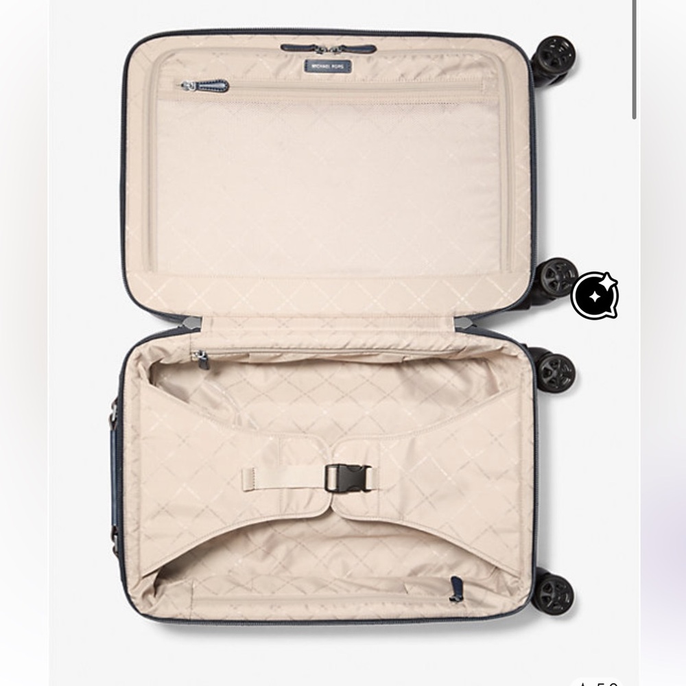 Michael Kors Travel Small Signature Trolley Rolling Suitcase Carry On - Picture 13 of 13
